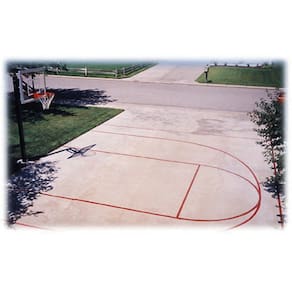 Kit de estêncil para quadra de basquete, quadra de basquete de primeira equipe