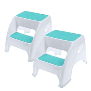 Banqueta de 2 degraus Dreambaby Toddler & Me (Aqua), pacote com 2