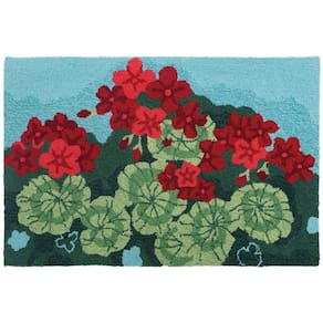 Tapete Area Homefires Geranium Garden Floral 22 cm x 34 cm