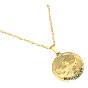 Colar Cordão Medalha Enfermagem Enfermeira Folheado 18k