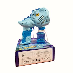 Dinossauro de Brinquedo Solta Bolhas Dino Bubble Azul Vexo Toys