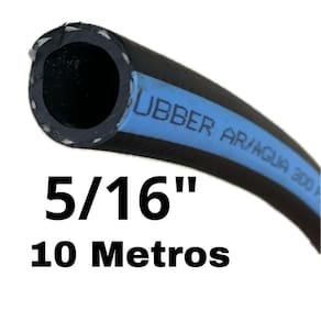 10 Mt Mangueira 5/16 Borracha Água Compressor 300 Psi Rubber