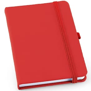 Caderneta 9X14Cm 80 Folhas Pautadas Tract Topget - Vermelho