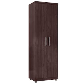 Armário Multiuso Organizador 2 Portas Sabrina 60cm Castanho