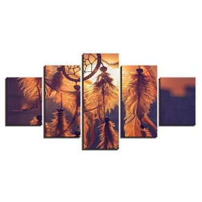 Quadros Decorativos Para Sala Filtros Do Sonho 5 Peças