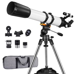 Telescópio CVLIFE 90 mm, abertura de 800 mm, distância focal com tripé
