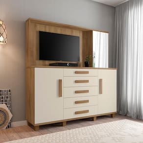 Cômoda Com 2 Portas Baden Cinamomo Off White