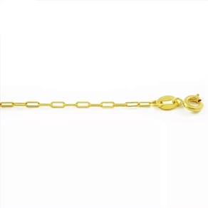 Colar Folheado Dourado 60 cm - Cuidados, Duração, Brilho
