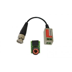 Conversor Balun Max Eletron Camera Rack Power Rj 45 Bnc + P4