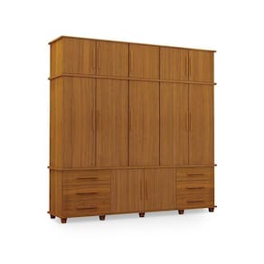 Guarda Roupa Com 12 Portas Berlim Carvalho New