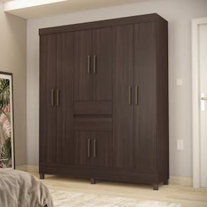 Guarda Roupa Com 2 Gavetas Maresias Cafe Touch