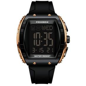 Relógio Digital Esportivo Masculino Design Tonneau Impermavel Pulseira de Silicone