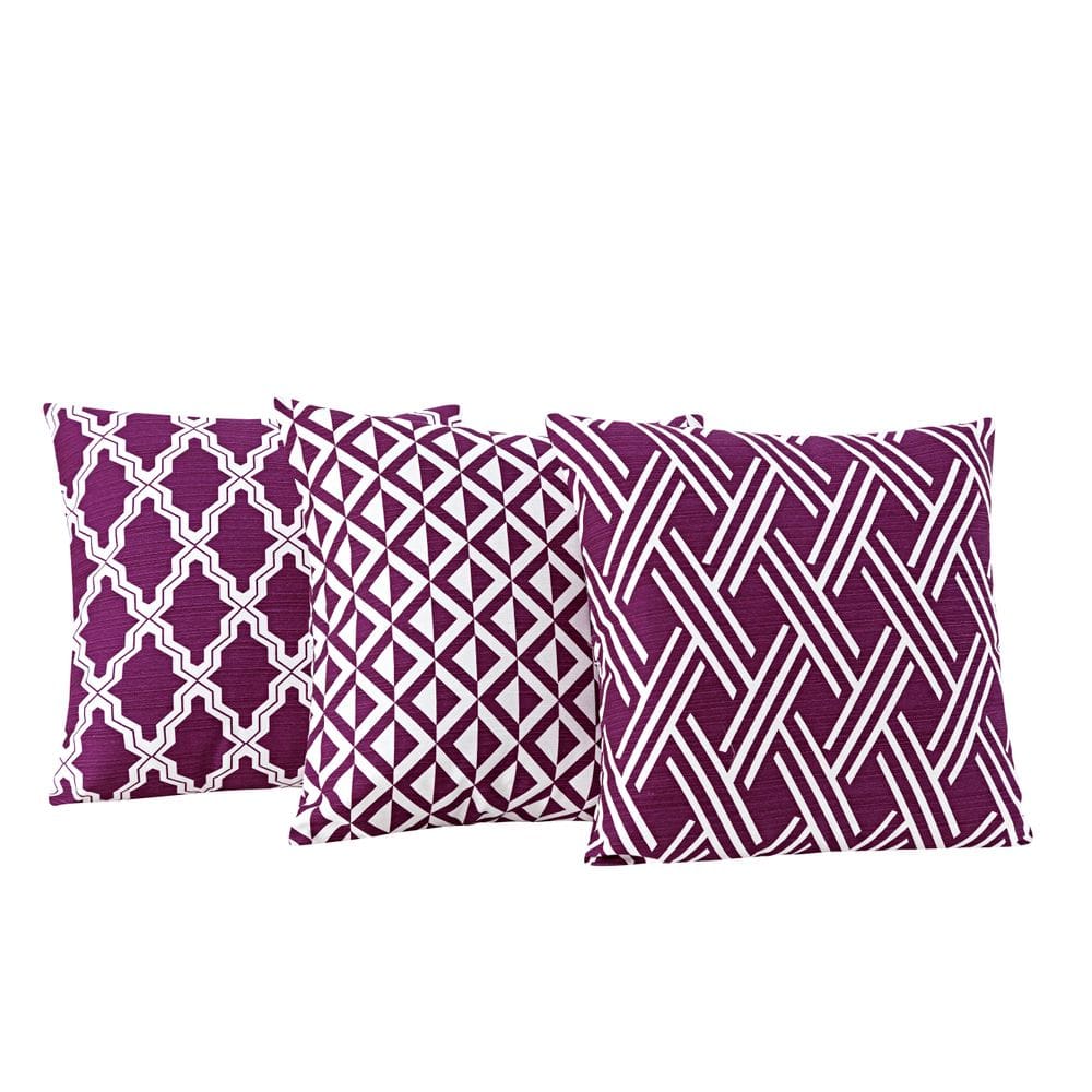 Kit Trio de Almofadas Uva