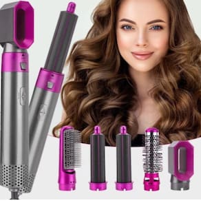 Ferramenta Beleza 5 Em 1 Modelagem Cabelos Volume Brilho E