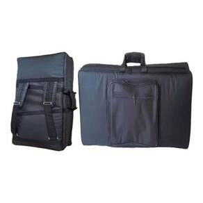 Capa Bag Nord Drum 3P Master Luxo Nylon Preto Alça Carbon