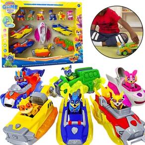 Conjunto Equipe Canina 6 Boneco Brinquedo Infantil Garantia