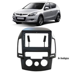Moldura 2 Din Hyndai I30 9 2009 Até 2013 - Preto