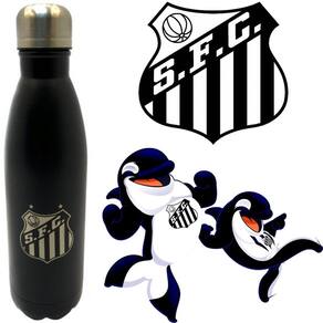 Cantil Aço Inoxidável Santos 750Ml Perfeito Esportes Barato