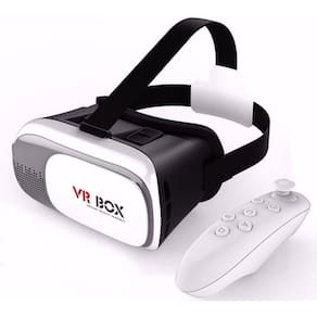 Óculos Realidade Virtual Vr Box 2.0 + Controle Cardboard 3D