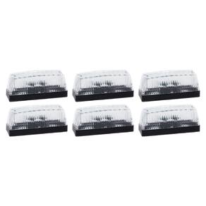 6 Lanterna De Teto Topo De Furgao Baú Gf0212cr