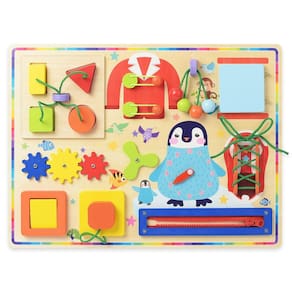 Montessori Busy Board TQJ Animal Shape por 3-6 anos