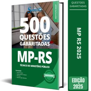 Caderno Questões Mp Rs 2025 Técnico Do Ministério Público