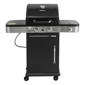 Churrasqueira A Gas Premium Mesa Apoio 3 Queimadores Black
