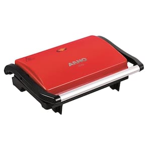 Grill Sanduciheira Arno Antiaderente 760w Luxx Red 220V