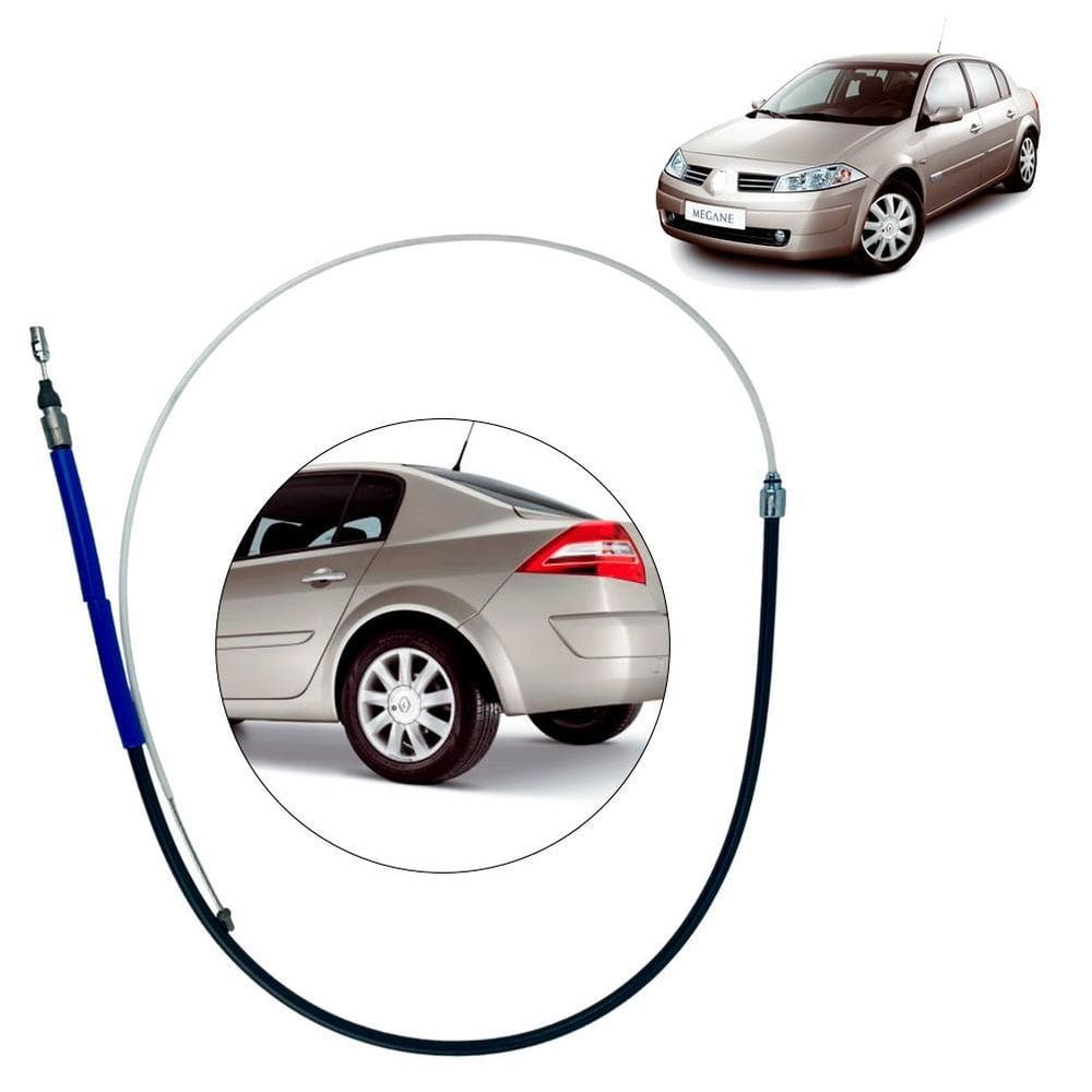 Cabo Freio Mão Traseiro Dir Esq Megane 2003 04 05 06 07 À 12