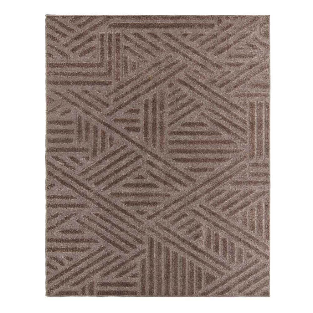 Tapete Realce Trama 35 Taupe 0,50x1,00m - J Serrano