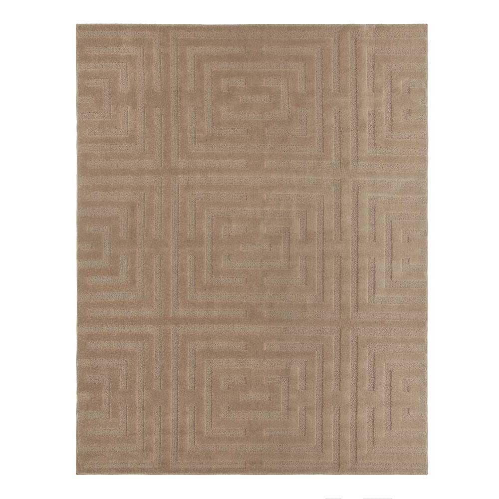 Tapete Para Sala Realce Eden 03 Creme Cotton 2,00x2,50m