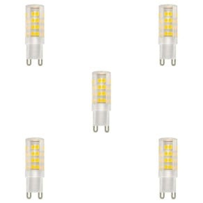 Kit 5 Lâmpada Led G9 Halopin 3w 3000k Bivolt