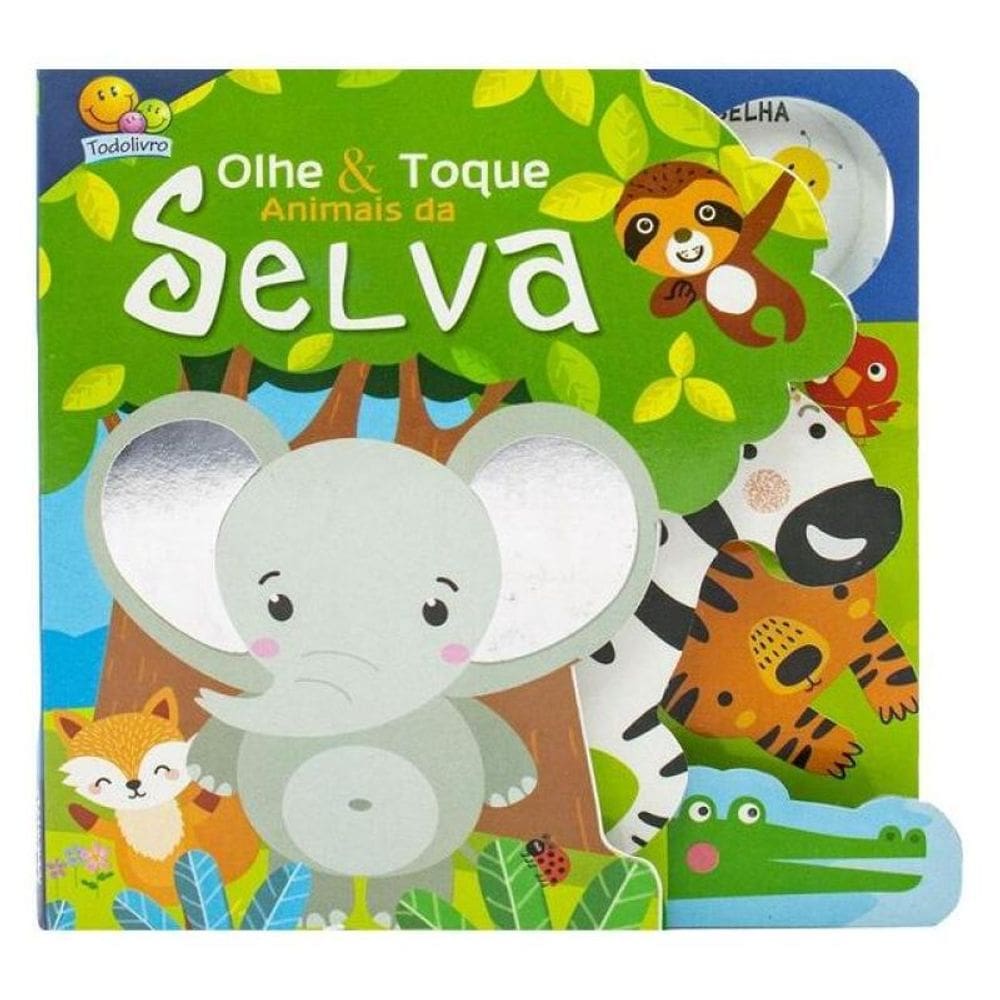 Olhe E Toque! Animais Da Selva