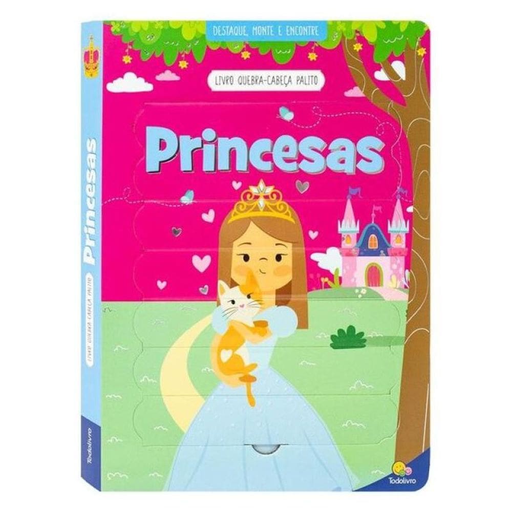 Livro Quebra-Cabeca Palito: Princesas