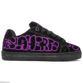 Tênis Tesla Unissex Camurça Hertz Black Art Purple | Preto