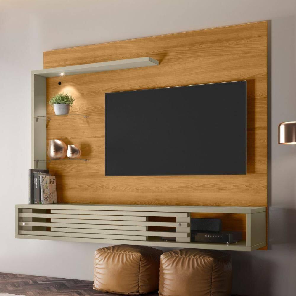 Home Para Com Led Porta Deslizante Cumaru Opala