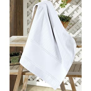Toalha Banho Dohler Velour Artesanalle branco 70x140cm