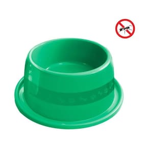 Comedouro Bebedouro Cães E Gatos 1000Ml Anti Formiga Verde