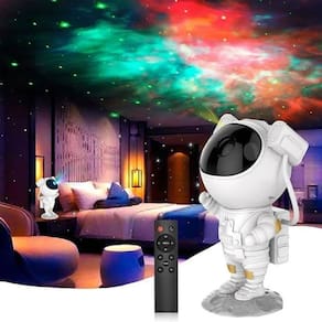 Luminária Projetor De Luz Astronauta Galaxy Light Estrelas