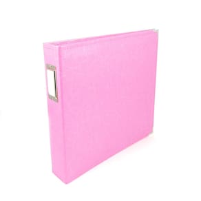 Álbum de fotos We R Memory Keepers Pretty Pink 30x30cm com protetores de 5 páginas