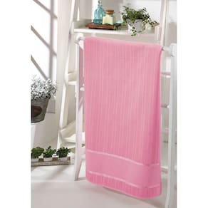 Toalha De Rosto Bordar Bella Aveludada Rosa Escuro 9806