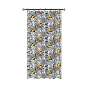 Cortina Para Box New York 138Cm X 198Cm Com Ganchos