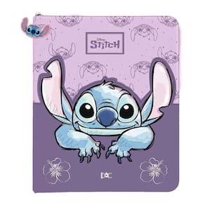Fichário 4 Fechos Universitário Com Zíper 48Fls Stitch Dac