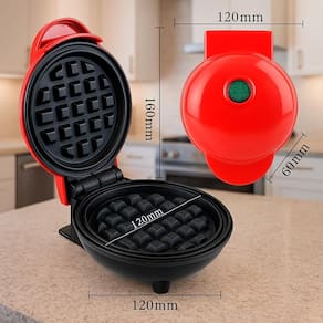 Mini Waffle Portátil Leve Prática Ideal Para Viagens 110V