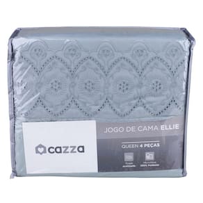 Jogo de Cama Queen 4 Peças Microfibra