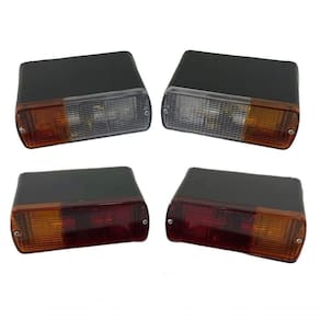 Kit Com 4 Lanternas Traseiras Trator New Holland Tl