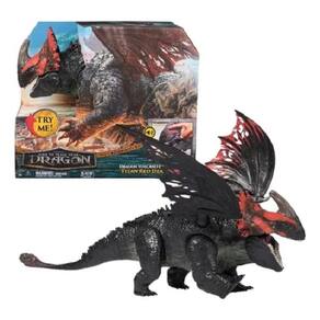 Como Treinar O Seu Dragão O Filme – Dragao Volcano Luxo Titan Morte Vermelha 58 Cm Com Som - Sunny