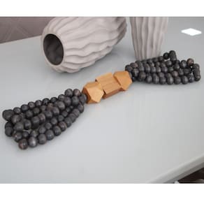 Colar de Mesa Decorativo Aroeira 65 cm Moderna Mobília