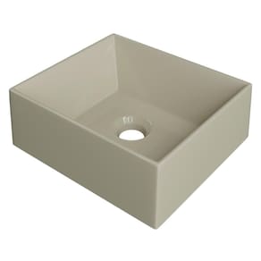 Cuba Pia De Apoio Para Banheiro Retangular 30cm Joy C08 Bege - Mpozenato