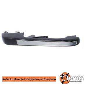 1265 - Macaneta Ext Esq Tras F Preta - Santana / Quantum 85 / 90 - Atemis